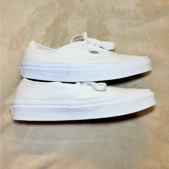 Vans Classic White Lace-Up Sneakers - Picture 6 of 8